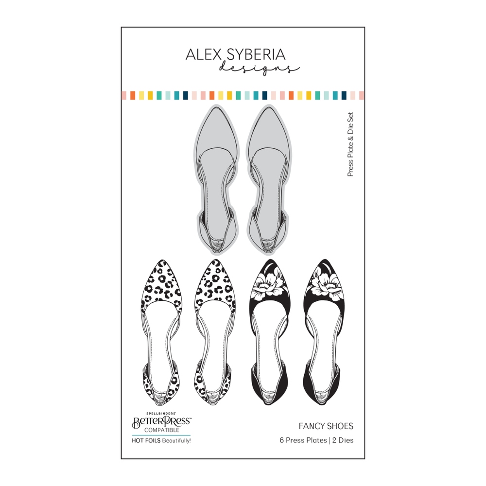 Alex Syberia Designs - Fancy Shoes Press Plate & Die Set