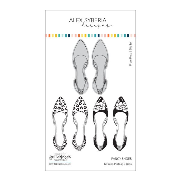 Alex Syberia Designs - Fancy Shoes Press Plate & Die Set