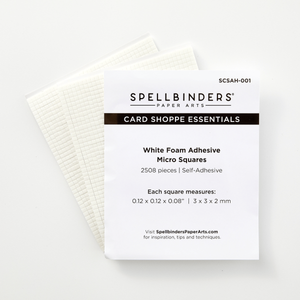 White Foam Adhesive Squares - Micro
