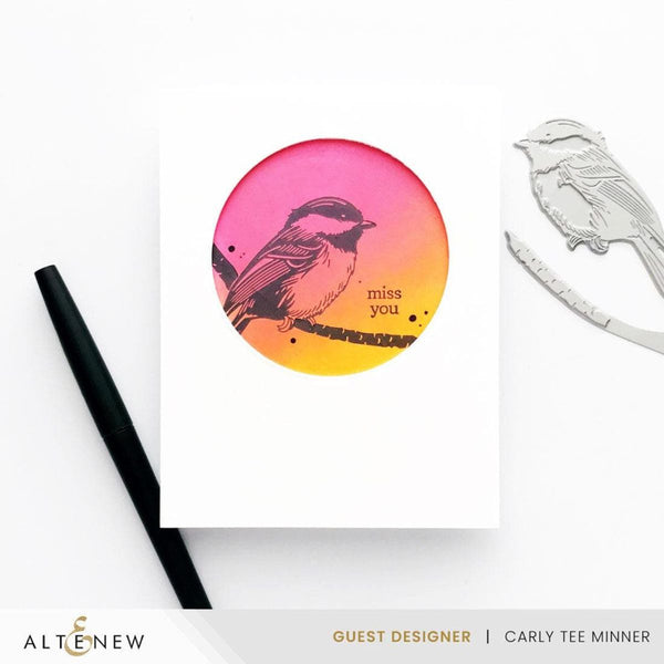 Altenew - Chickadee Chirps Registration Press Plates