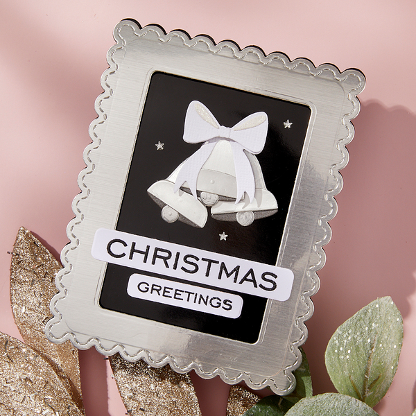 Christmas Sentiments Clear Stamp & Die Set by Lisa Horton