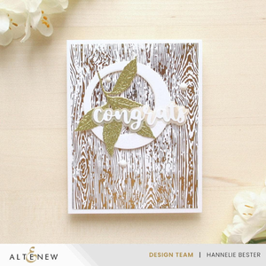 Altenew - Essential Textures: Fine Woodgrain Press Plate