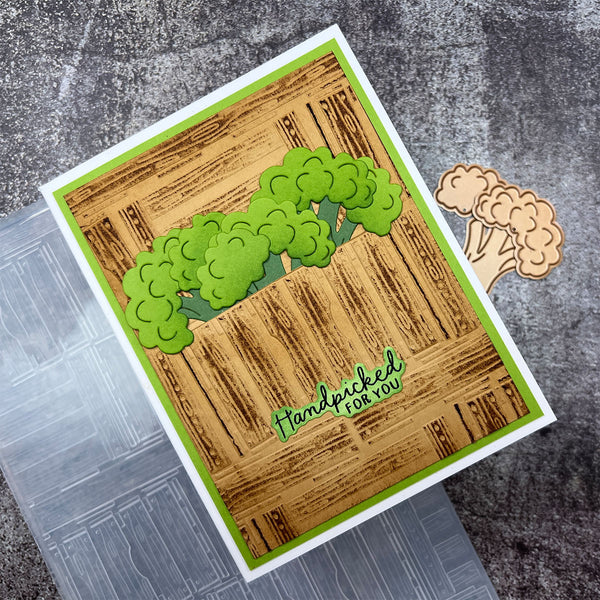 Market Crates- 3D Embossing Folder of the Month