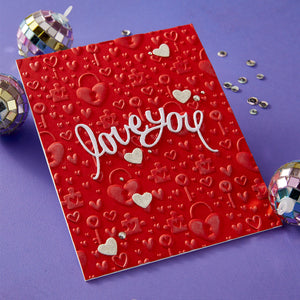 Unlock My Heart - 3D Embossing Folder of the Month