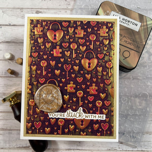 Unlock My Heart - 3D Embossing Folder of the Month