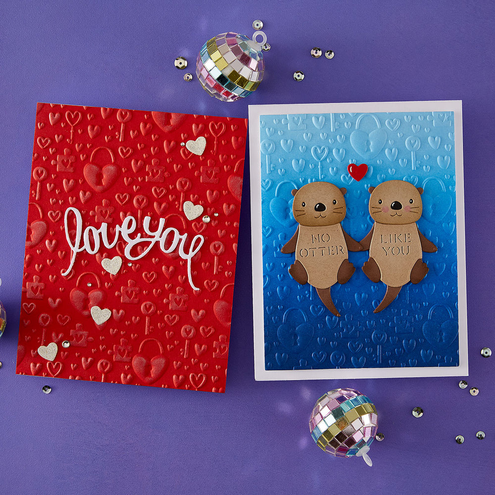 Unlock My Heart - 3D Embossing Folder of the Month