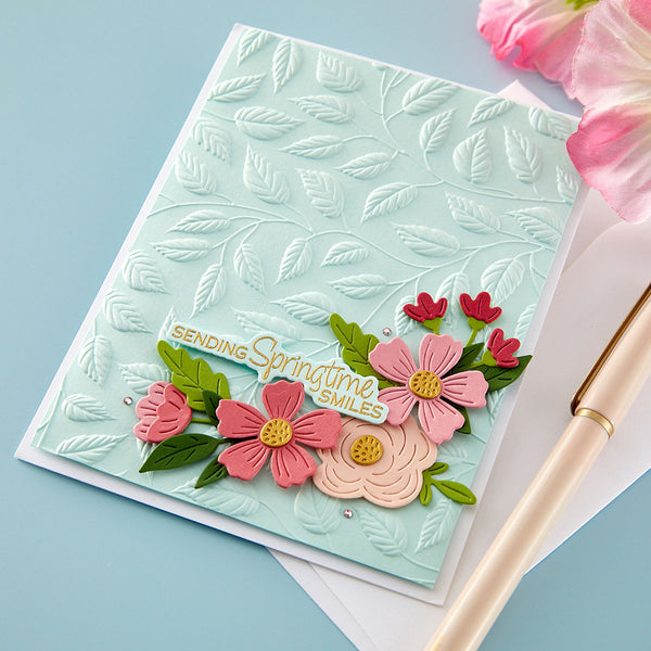 Shady Leaves - 3D Embossing Folder of the Month