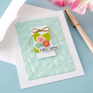 Shady Leaves - 3D Embossing Folder of the Month