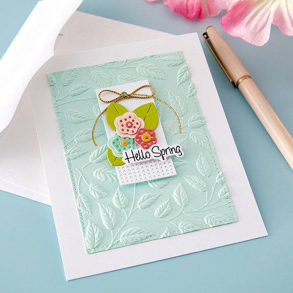 Shady Leaves - 3D Embossing Folder of the Month
