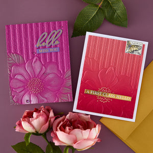 Cottage Wall- 3D Embossing Folder of the Month