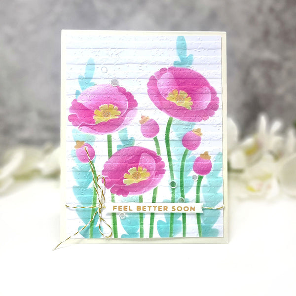 Cottage Wall- 3D Embossing Folder of the Month
