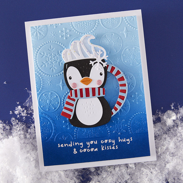 Starry Snowfall - 3D Embossing Folder of the Month