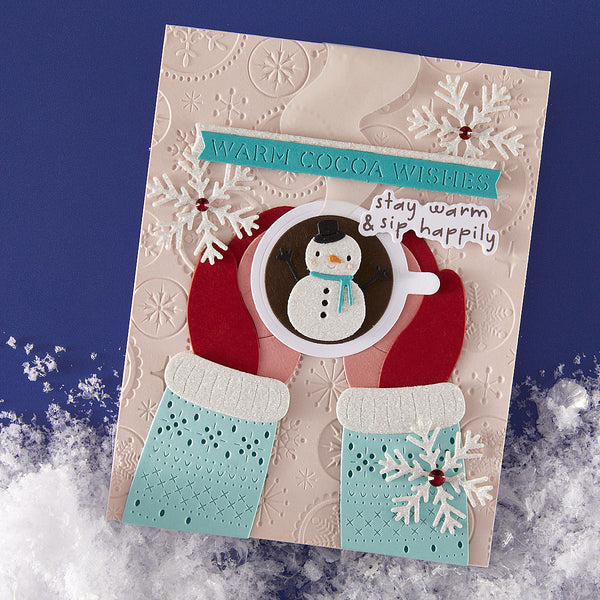 Starry Snowfall - 3D Embossing Folder of the Month
