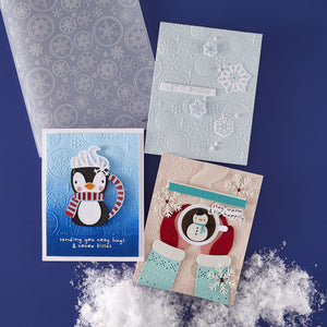 Starry Snowfall - 3D Embossing Folder of the Month