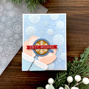 Starry Snowfall - 3D Embossing Folder of the Month