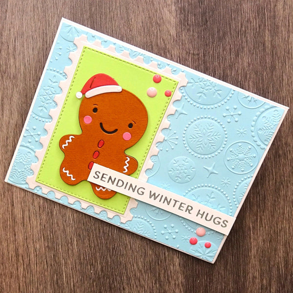 Starry Snowfall - 3D Embossing Folder of the Month