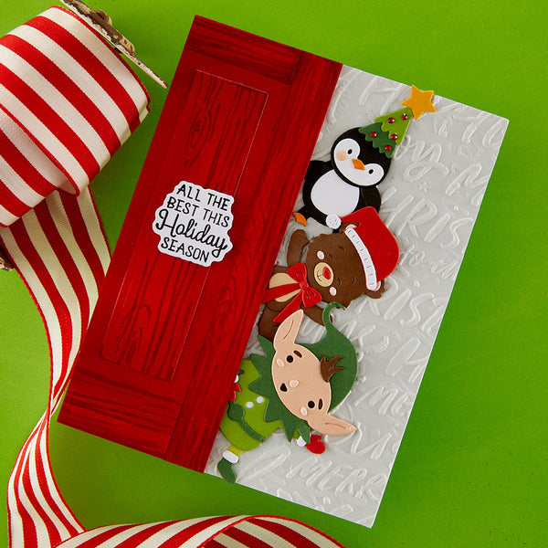 Festive Greetings 3D Embossing Folder of the Month - card project 2
