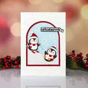 Festive Greetings 3D Embossing Folder of the Month - card project 8