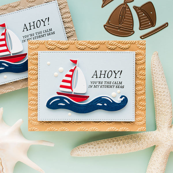 Nautical Knots - 3D Embossing Folder of the Month