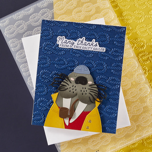 Nautical Knots - 3D Embossing Folder of the Month