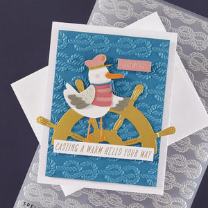 Nautical Knots - 3D Embossing Folder of the Month