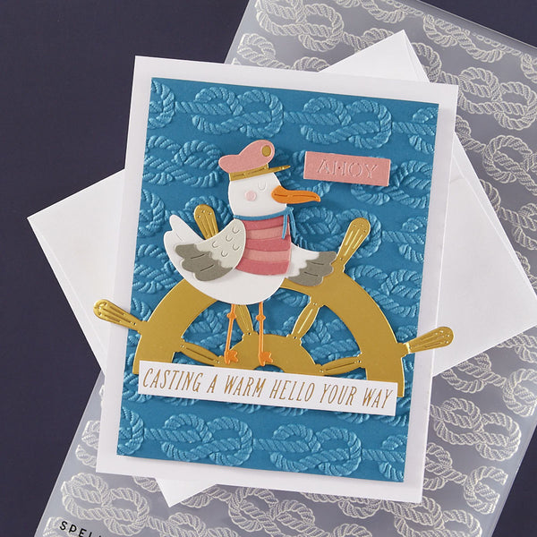 Nautical Knots - 3D Embossing Folder of the Month