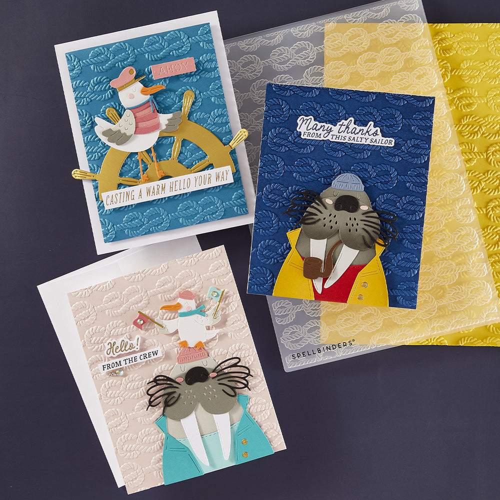 Nautical Knots - 3D Embossing Folder of the Month