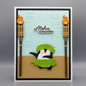 Island Style 3D Embossing Folder of the Month - card project 7