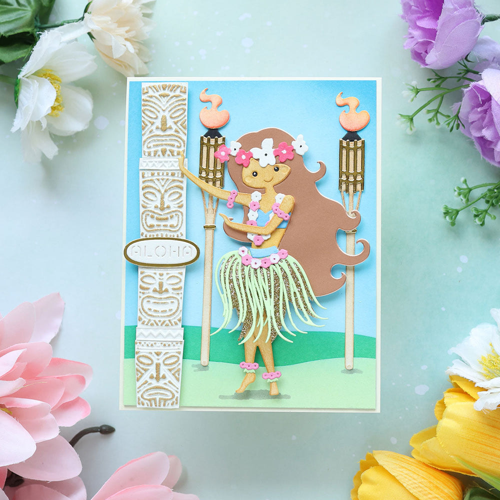 Island Style 3D Embossing Folder of the Month - card project 8