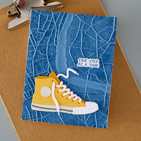 Urban Grid - 3D Embossing Folder of the Month