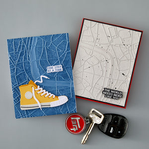 Urban Grid - 3D Embossing Folder of the Month