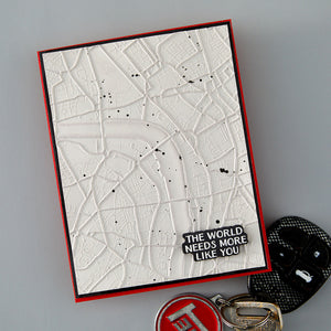 Urban Grid - 3D Embossing Folder of the Month
