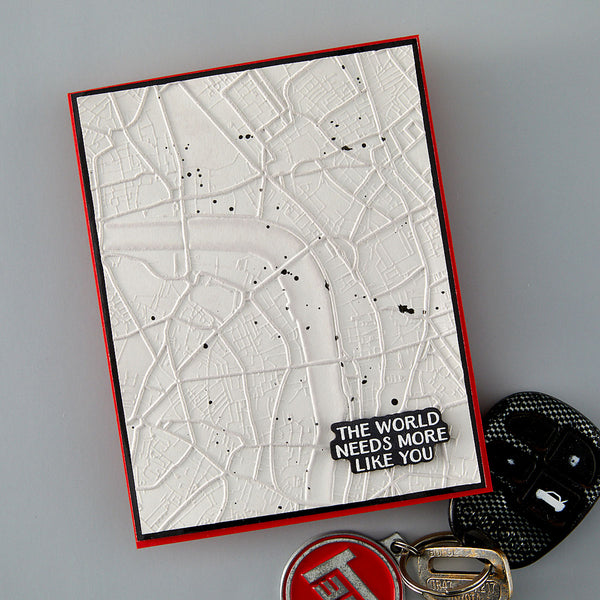 Urban Grid - 3D Embossing Folder of the Month
