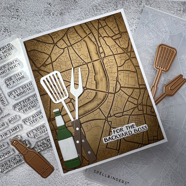 Urban Grid - 3D Embossing Folder of the Month
