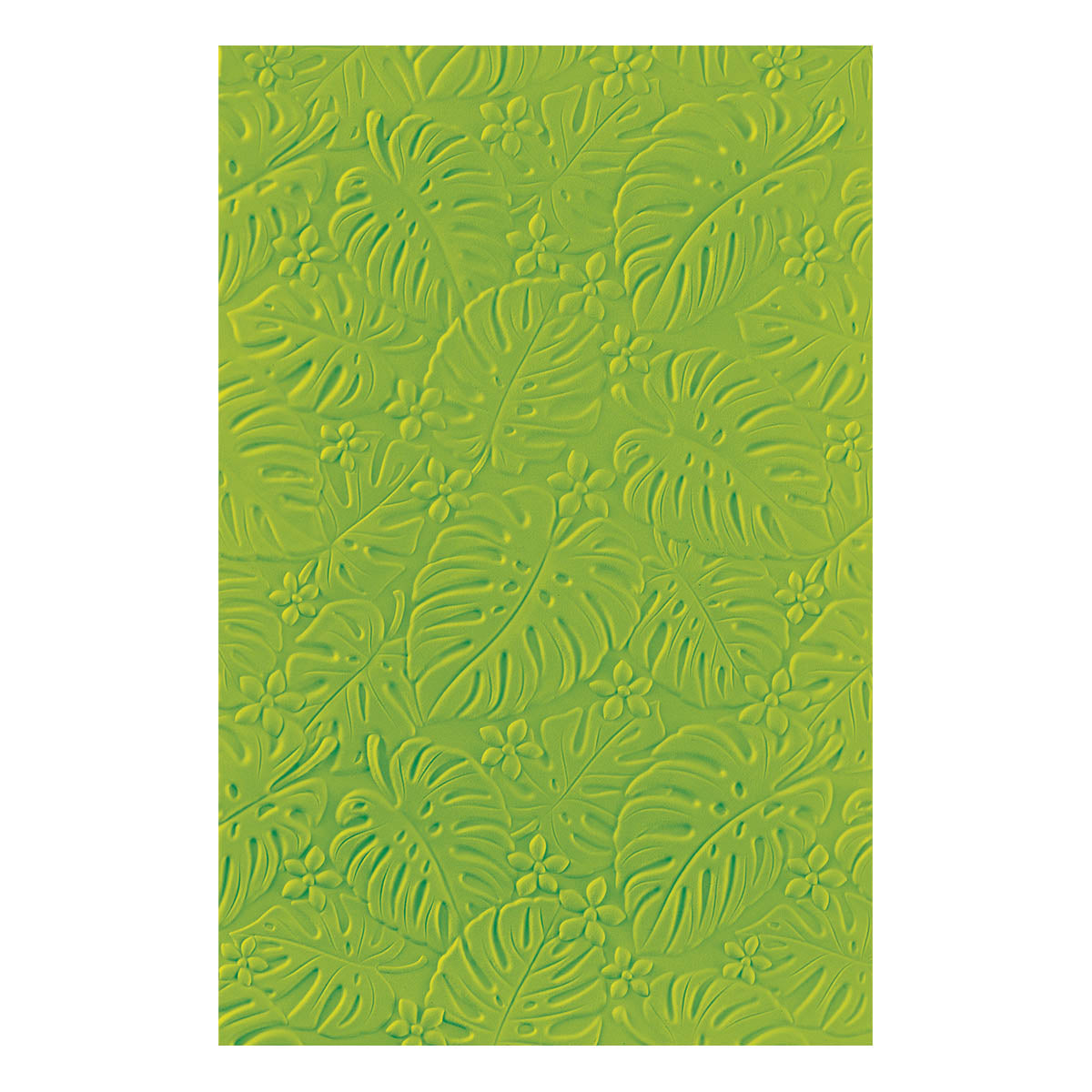 Scattered Tropics - 3D Embossing Folder of the Month