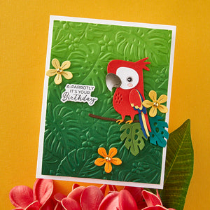 Scattered Tropics - 3D Embossing Folder of the Month