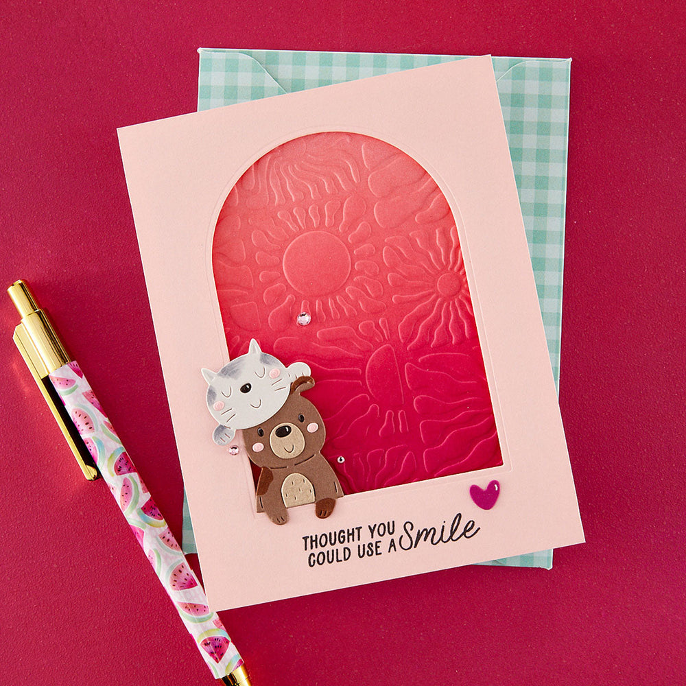 Radiant Day - 3D Embossing Folder of the Month