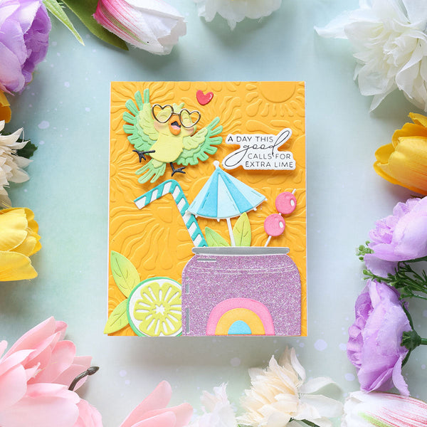 Radiant Day - 3D Embossing Folder of the Month
