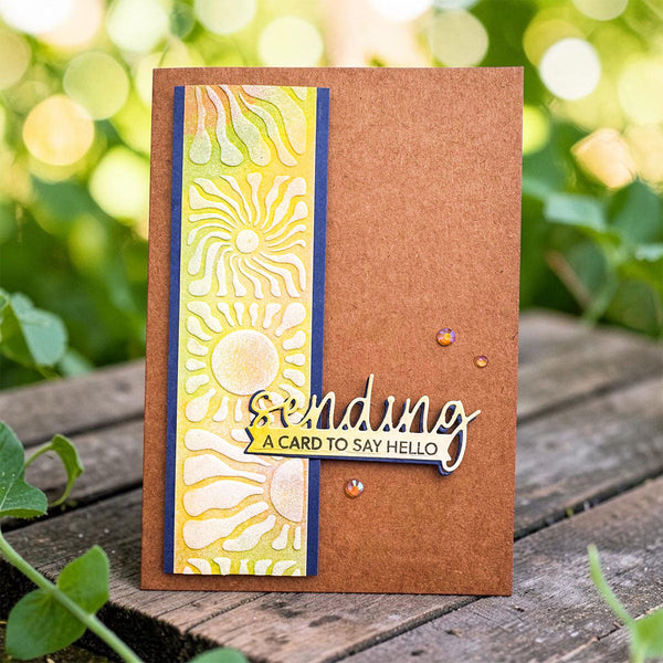 Radiant Day - 3D Embossing Folder of the Month