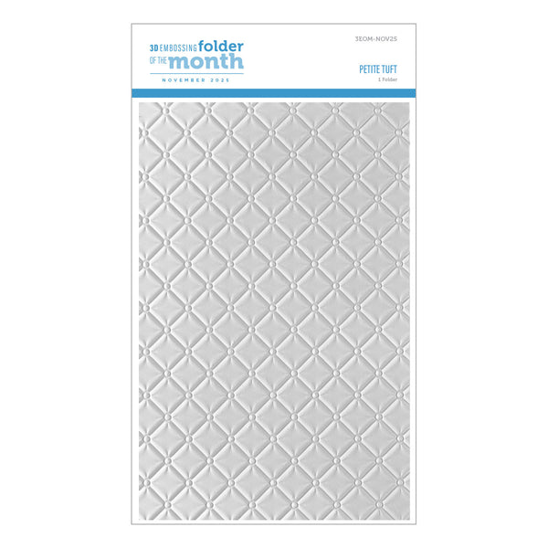 Petite Tuft - 3D Embossing Folder of the Month