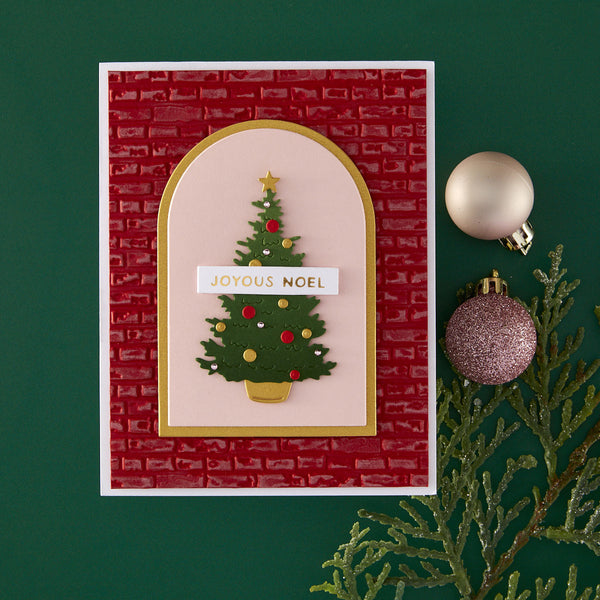 Brick by Brick - 3D Embossing Folder of the Month