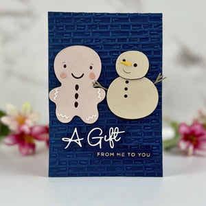 Brick by Brick - 3D Embossing Folder of the Month