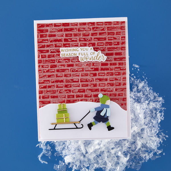 Brick by Brick - 3D Embossing Folder of the Month