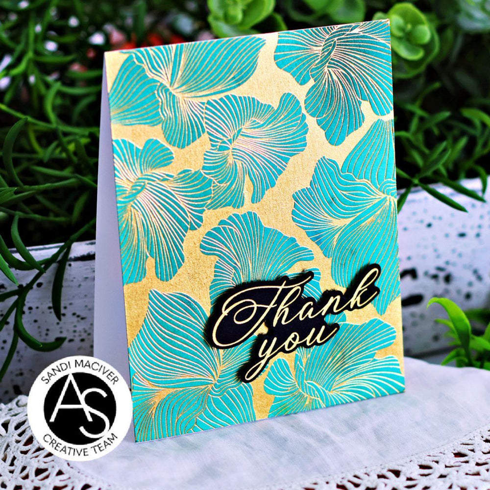 Alex Syberia Designs - Abstract Floral Background Press Plate