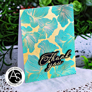 Alex Syberia Designs - Abstract Floral Background Press Plate