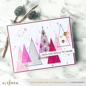 Altenew - Festive Triangles Press Plates