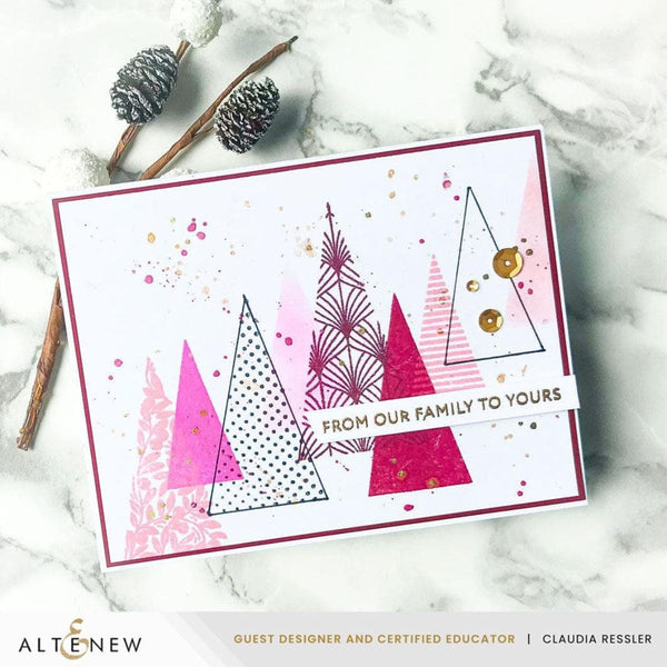 Altenew - Festive Triangles Press Plates