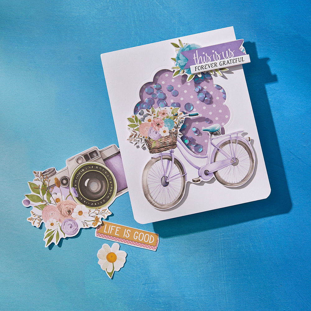 Simple Vintage Flower Shoppe Die Bundle with Simple Stories