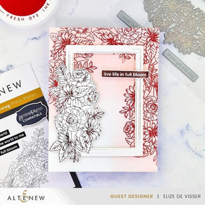 Altenew - Blooming Floral Swag Press 'n' Foil Plate Set