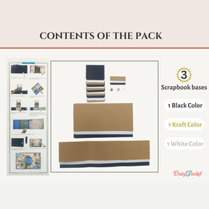 Quick Folio - Dreamer - Black, Kraft and White (3 PK)
